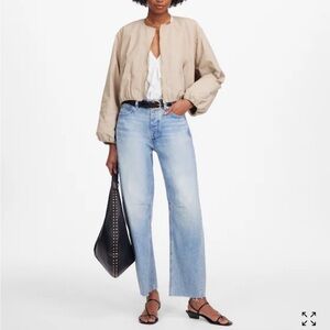 NWT Madewell Darted Barrel Leg Jeans (Tall)